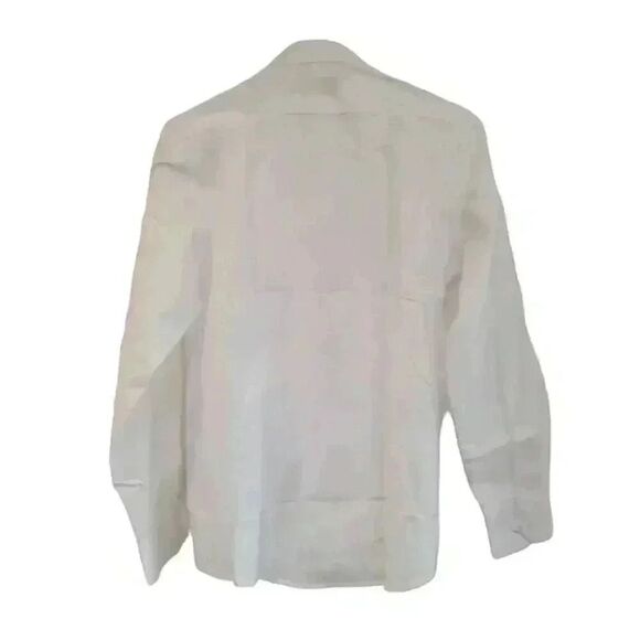 Lady Martino by Henry Segal Women's White Customizable Tuxedo Shirt w Wingtip Co - Picture 7 of 11